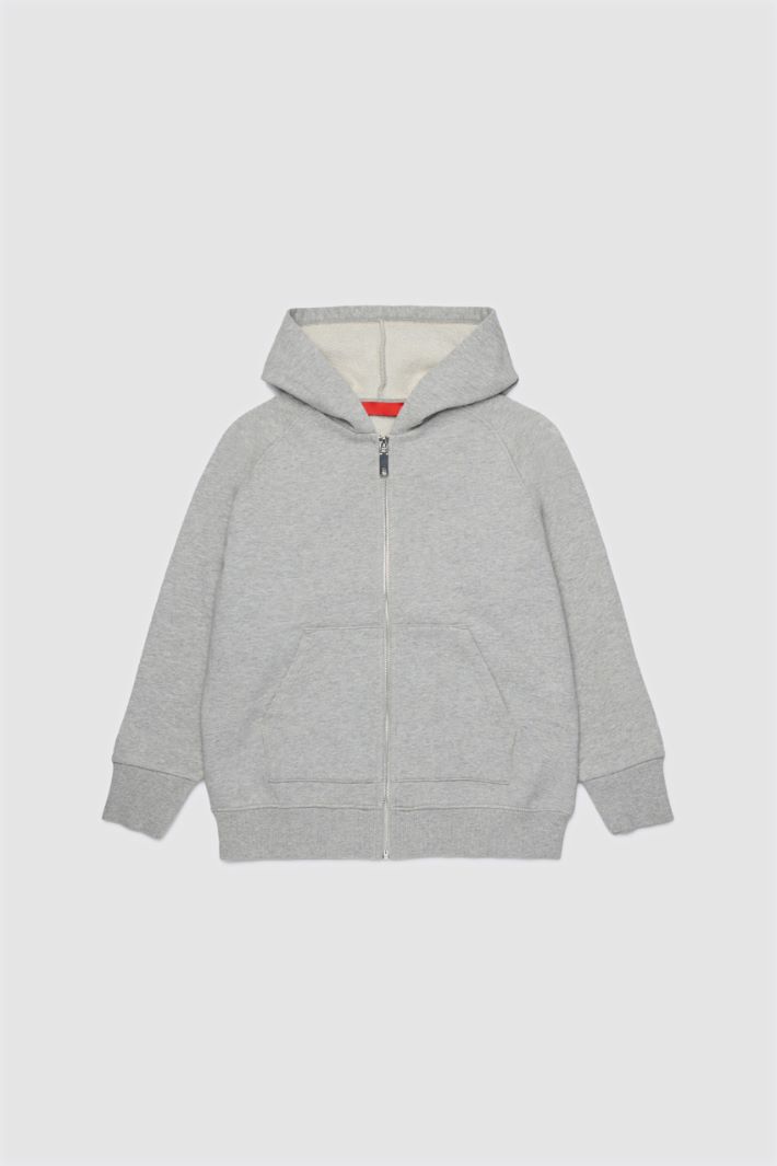 Felpa con cappuccio - GRIGIO - Intrend