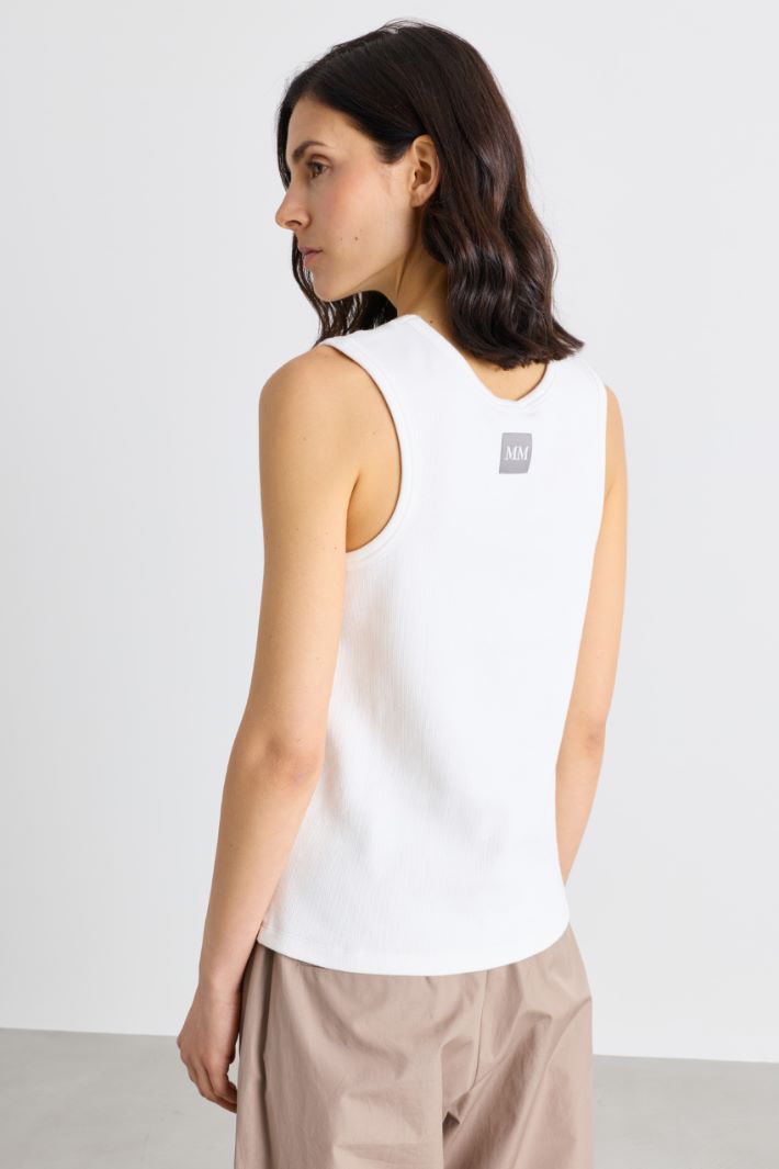 Top a costine - BIANCO - Intrend - 4