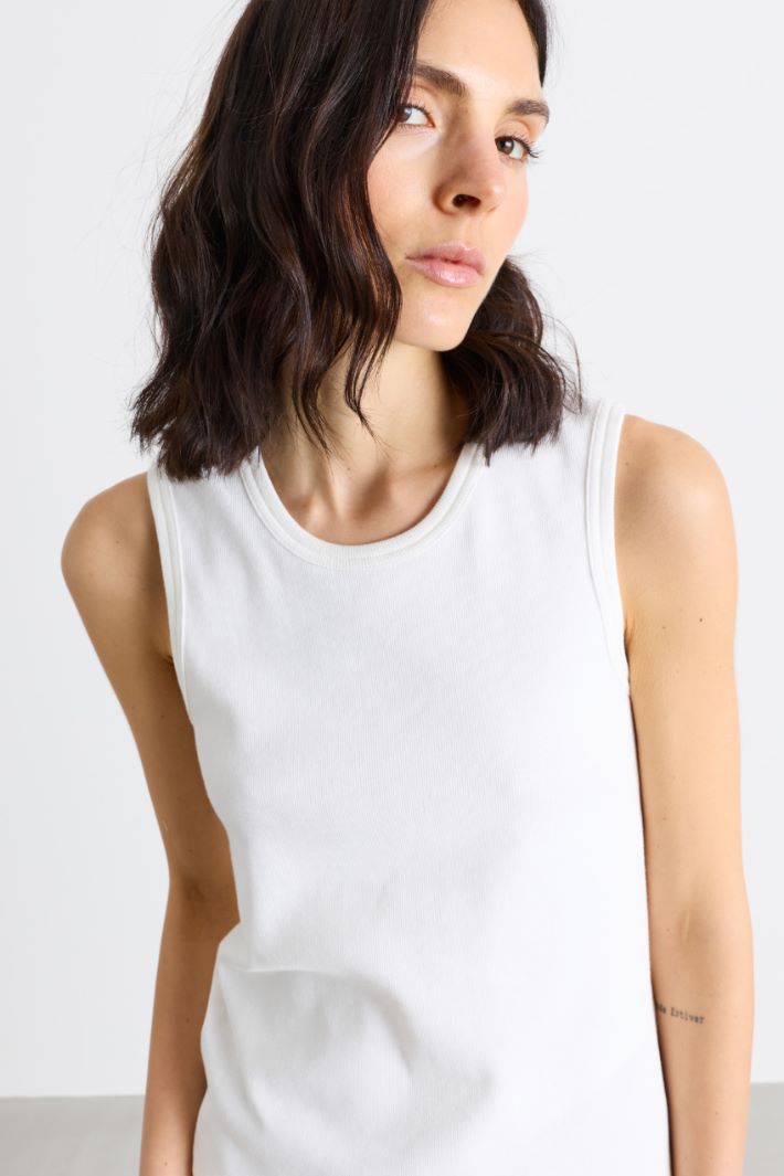 Top a costine - BIANCO - Intrend - 3