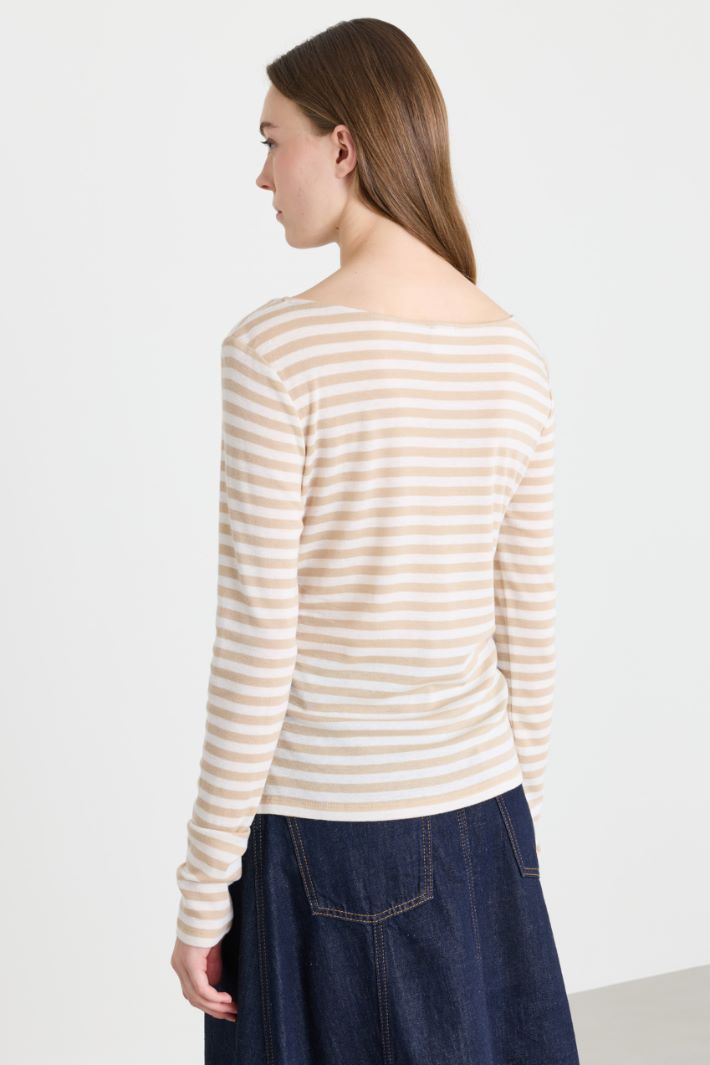 T-shirt in jersey - CAMMELLO - Intrend - 4