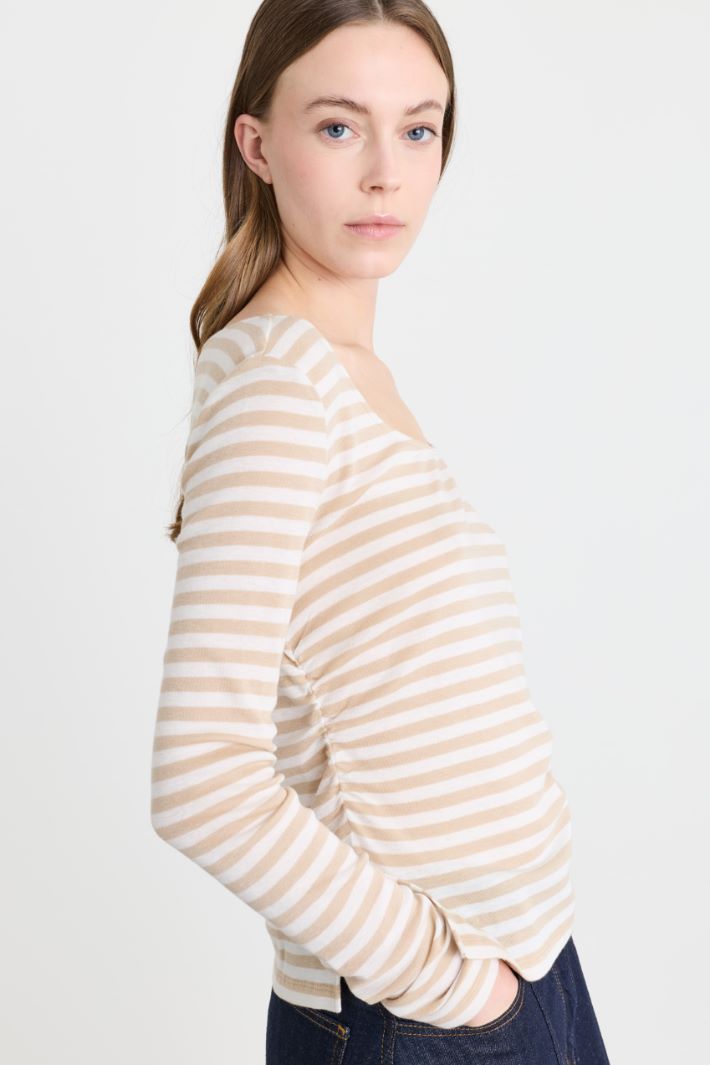 T-shirt in jersey - CAMMELLO - Intrend - 3