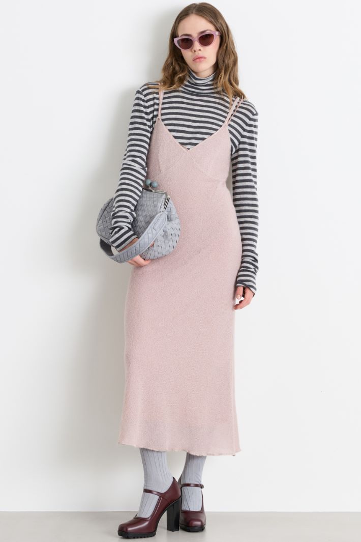 T-shirt lupetto in jersey - GRIGIO NERO - Intrend