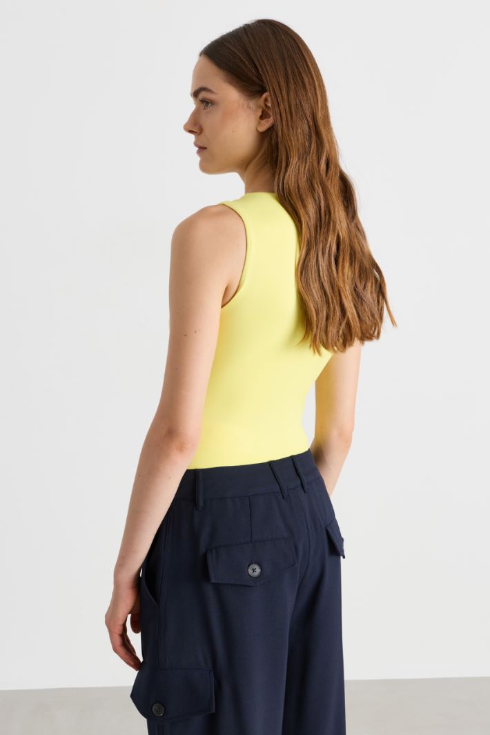Body in jersey stretch - GIALLO - Intrend - 4