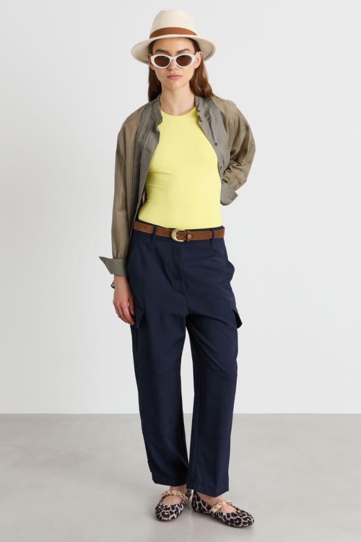 Body in jersey stretch - GIALLO - Intrend