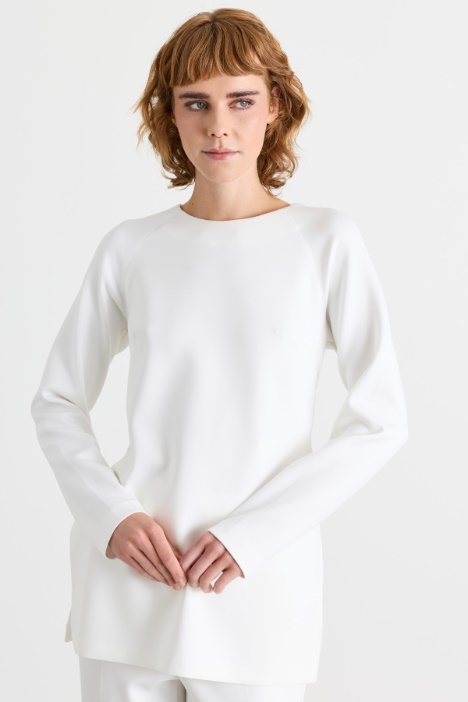 Compact jersey T-shirt - Intrend