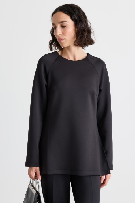 Compact jersey T-shirt - Intrend