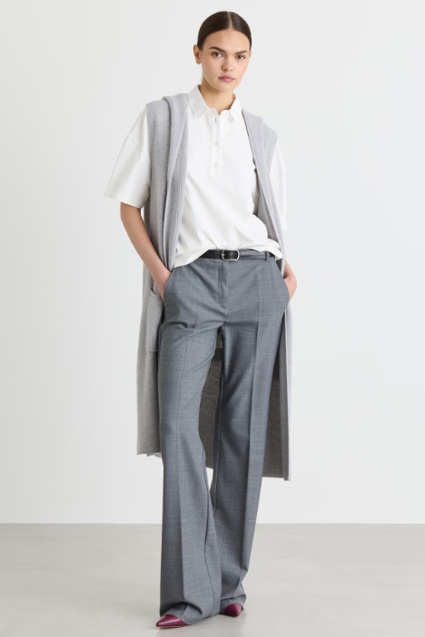 Blusa in jersey e raso - Intrend