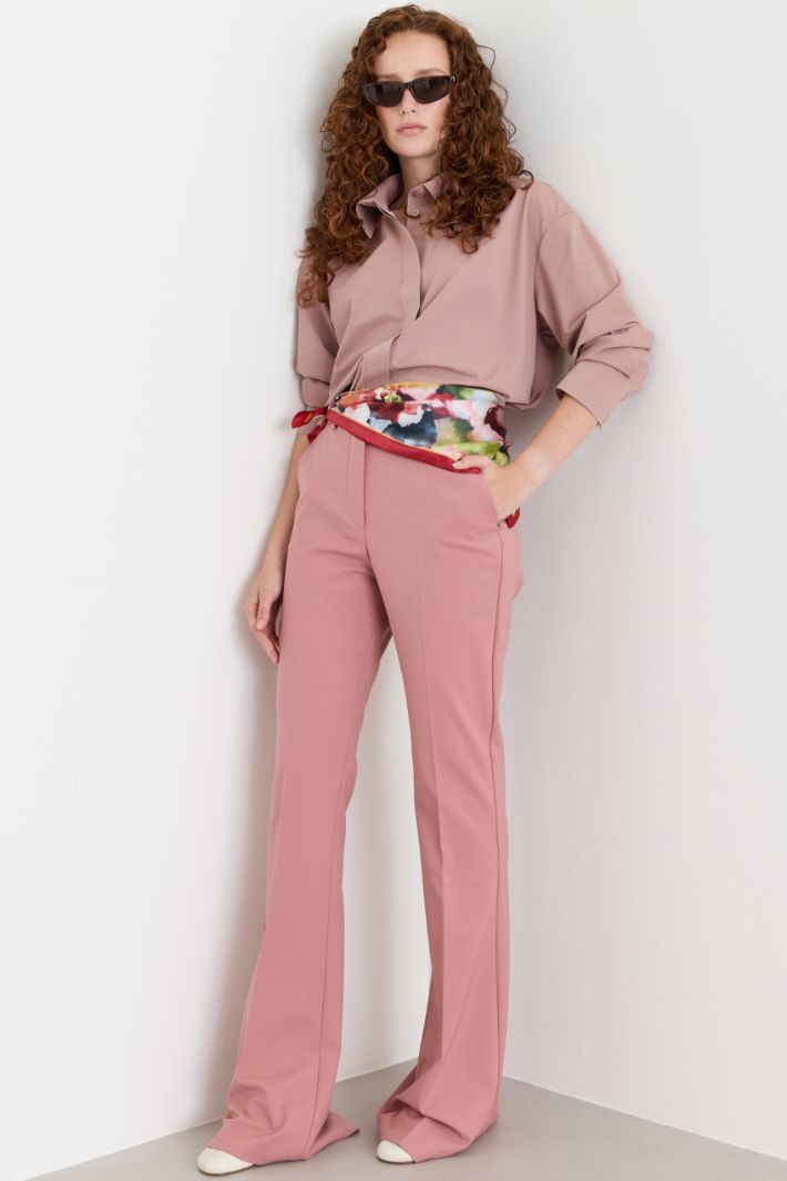 Camicia in jersey tecnico - ROSA - Intrend