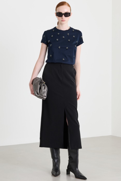T-shirt con ricami - Intrend