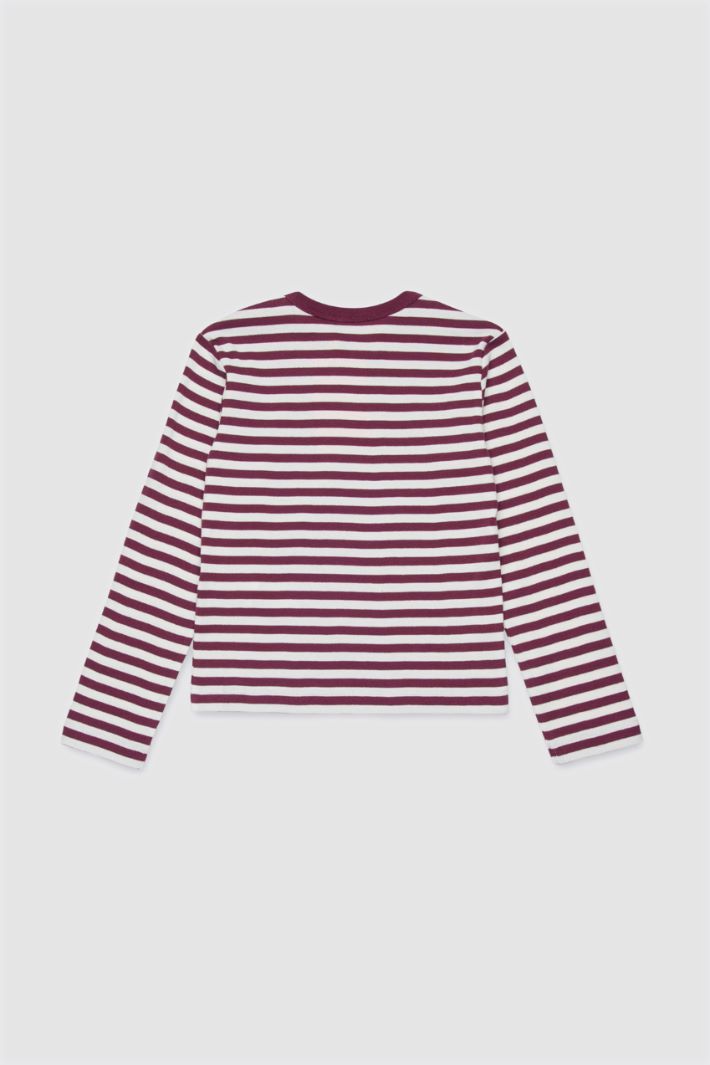 T-shirt a manica lunga - BORDEAUX - Intrend - 2