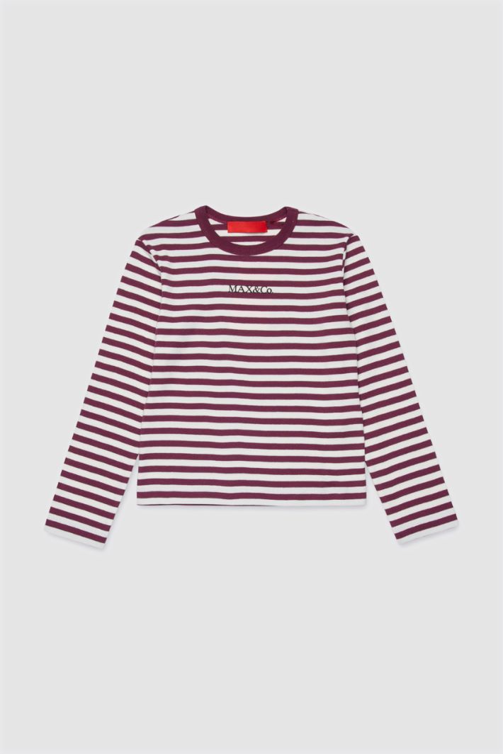 T-shirt a manica lunga - BORDEAUX - Intrend