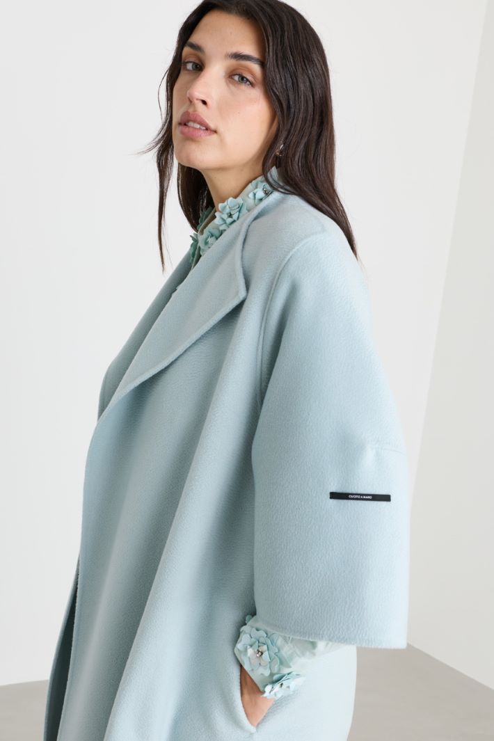 Cappotto in double - AZZURRO - Intrend - 3