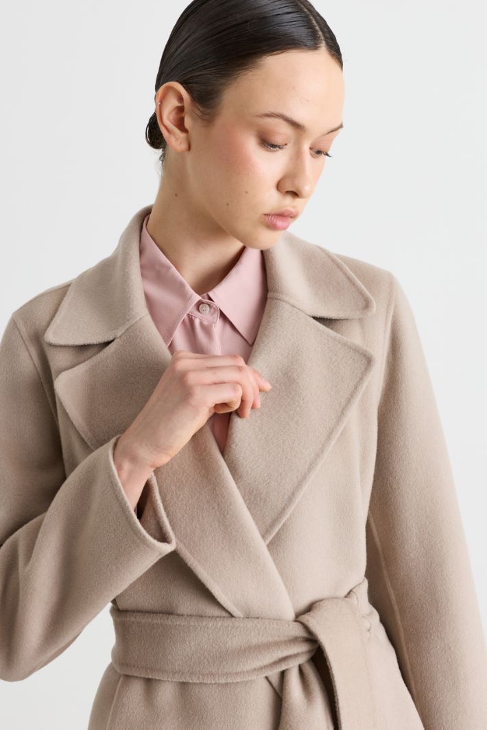 Cappotto a vestaglia - BEIGE - Intrend - 3