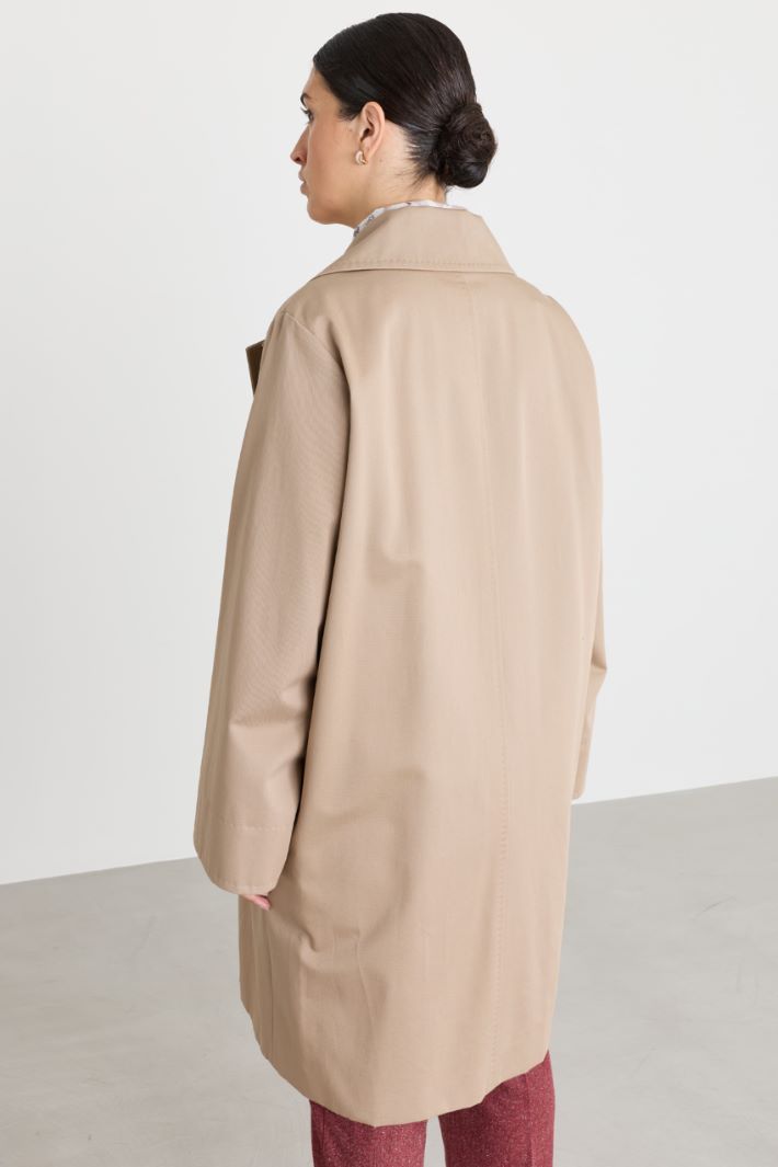 Faille raincoat - CAMEL - Intrend - 4