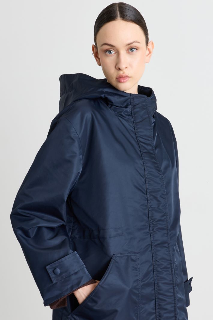 Padded Parka - BLUE - Intrend - 3