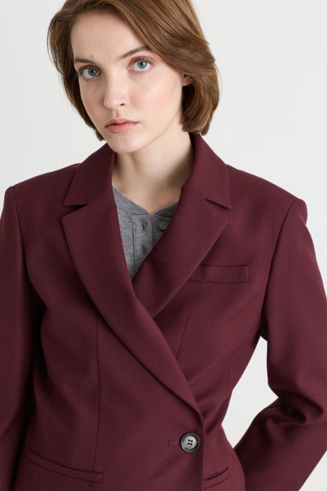 Blazer doppiopetto stretch