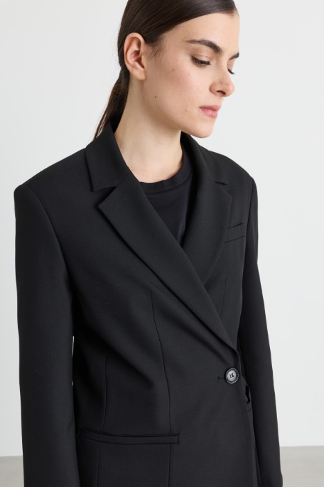 Blazer doppiopetto stretch