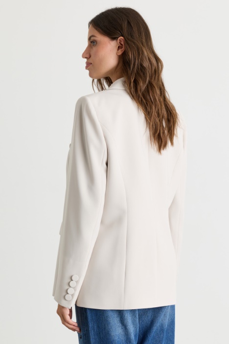 Blazer doppiopetto in cady