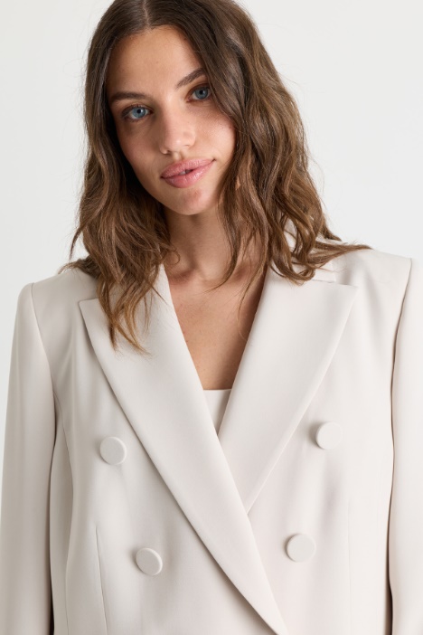 Blazer doppiopetto in cady