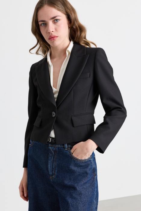 Cropped Blazer - Intrend