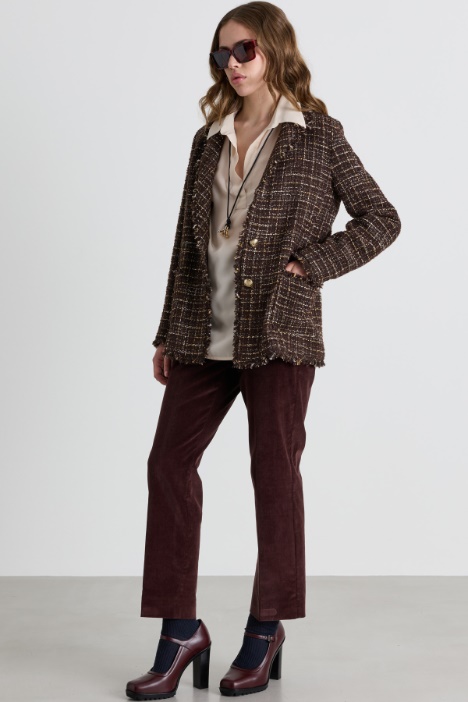 Blazer de esterilla multicolor - Intrend
