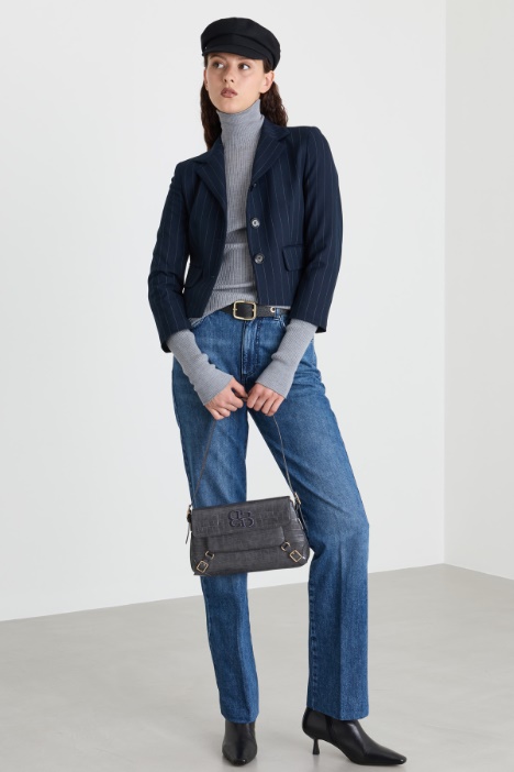 Blazer con rever e tasche - Intrend