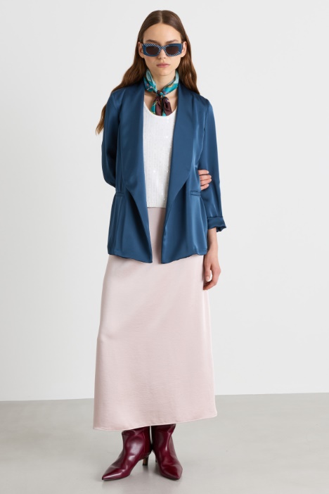 Blazer de raso fluido - Intrend