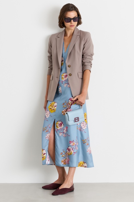 Blazer de twill elástico - Intrend