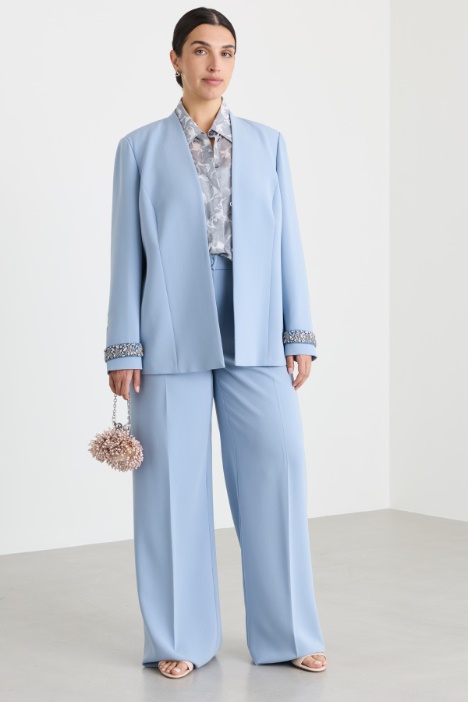Chaqueta de cady bordada - Intrend
