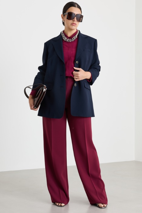 Blazer de botonadura sencilla de cady - Intrend