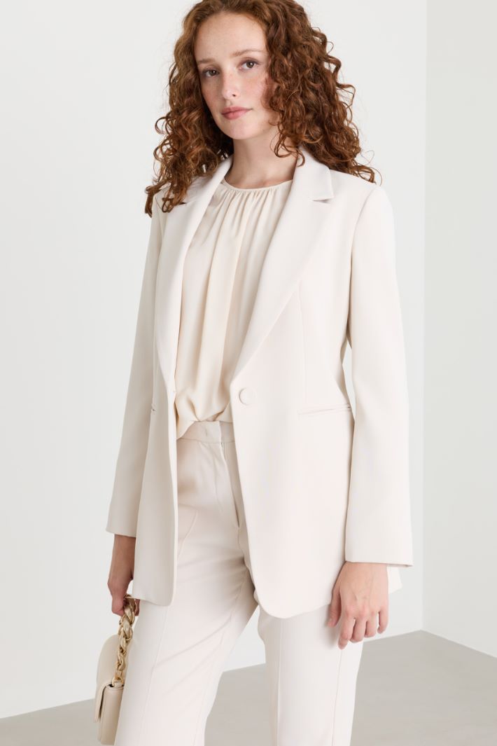 Fitted blazer - WHITE - Intrend - 2