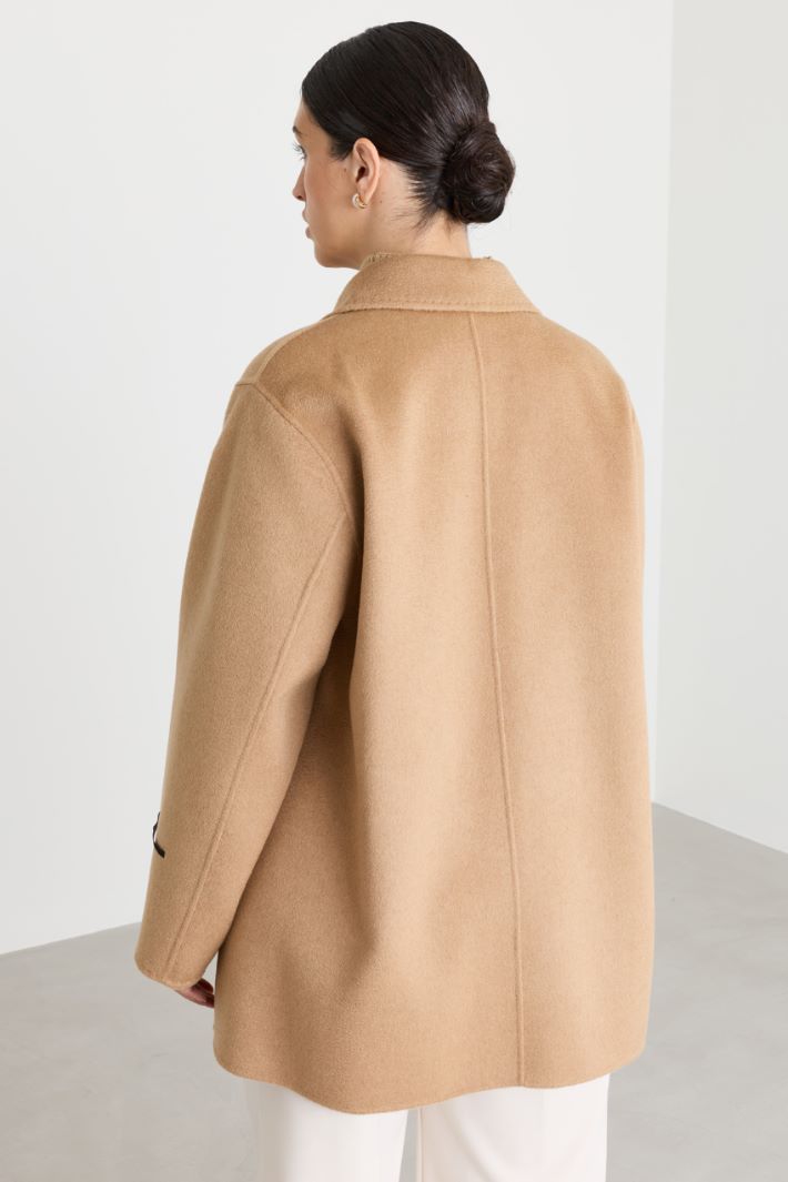 Giaccone con cintura - CAMMELLO - Intrend - 4