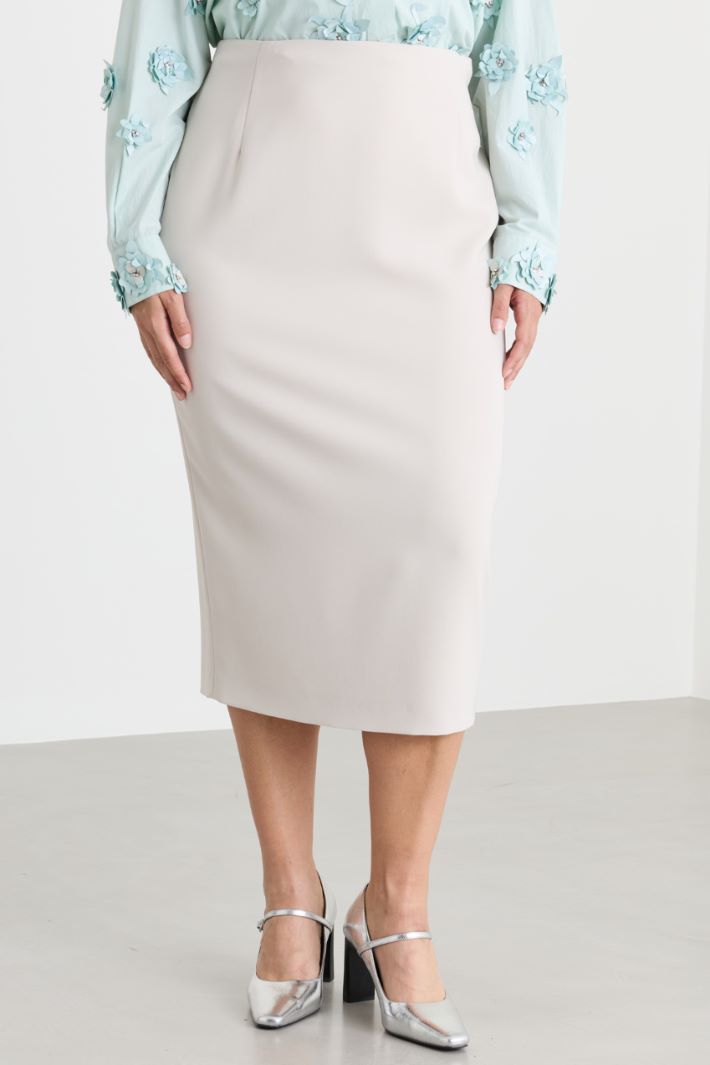 Cady pencil skirt - GREY - Intrend - 2