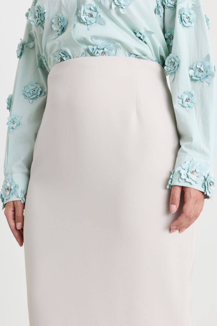 Cady pencil skirt - GREY - Intrend - 3