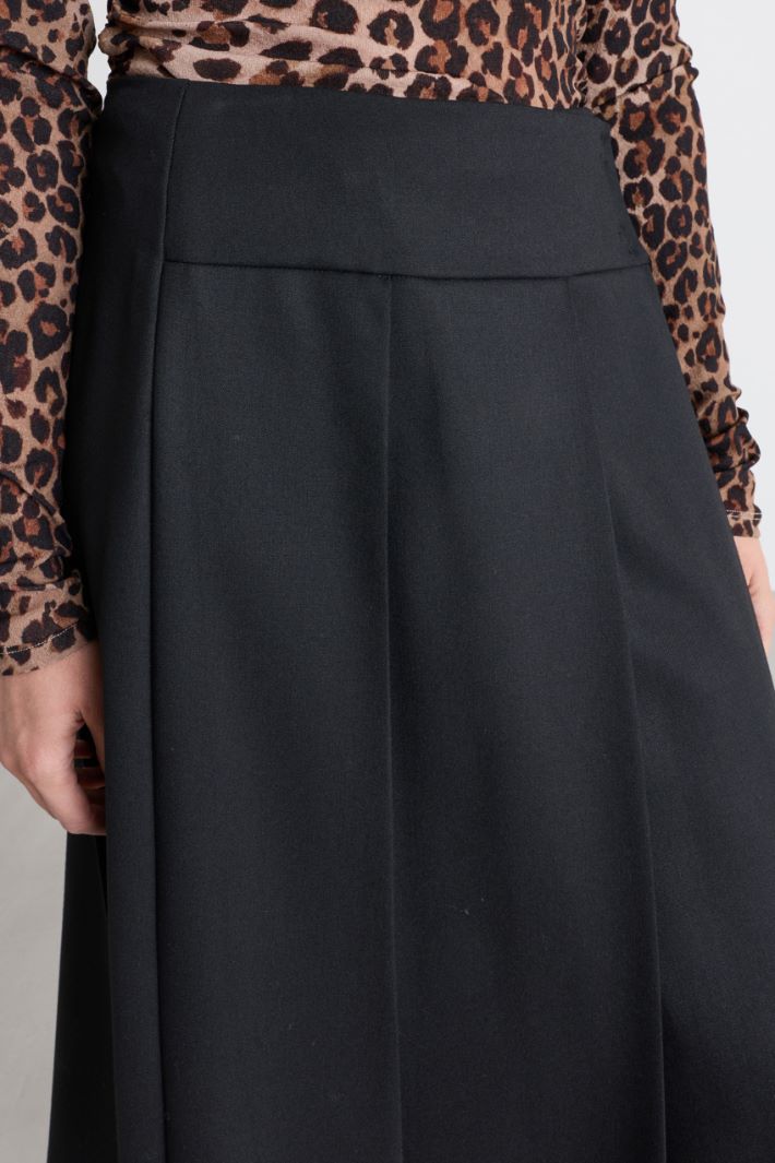 Pleated skirt - BLACK - Intrend - 3