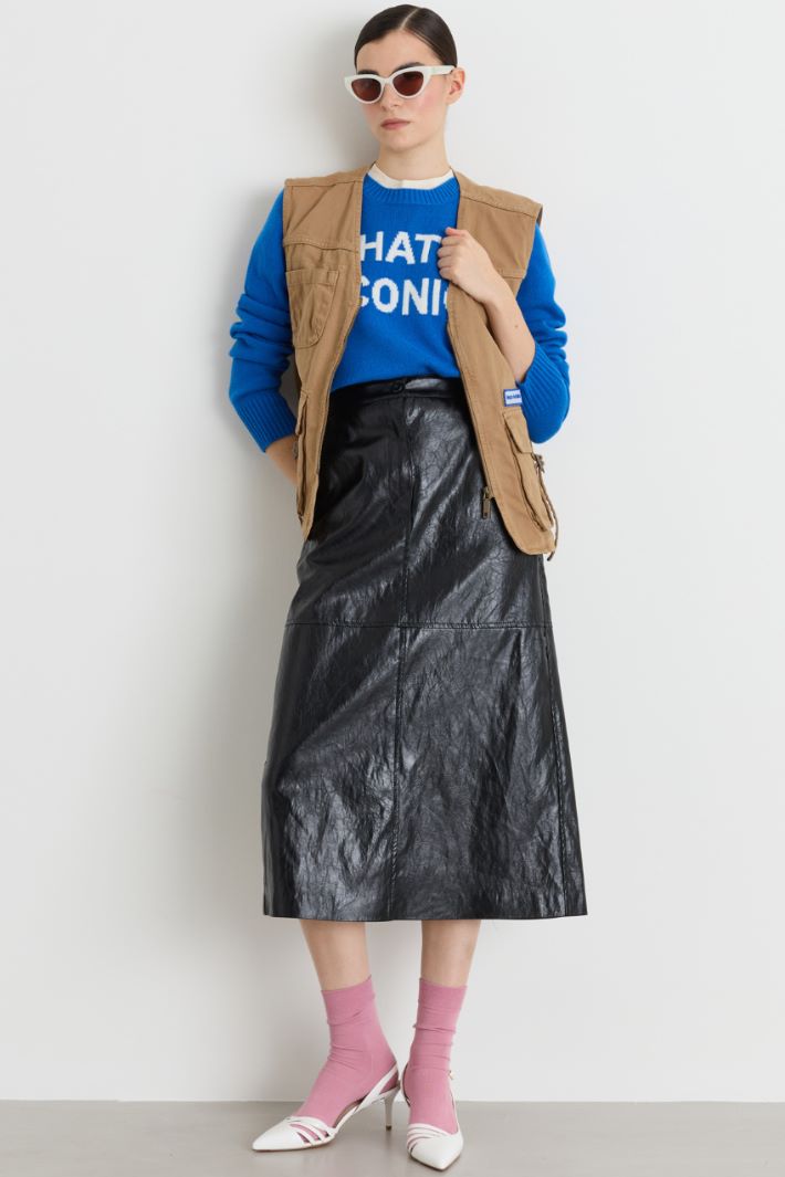 A-line skirt - NEGRO - Intrend