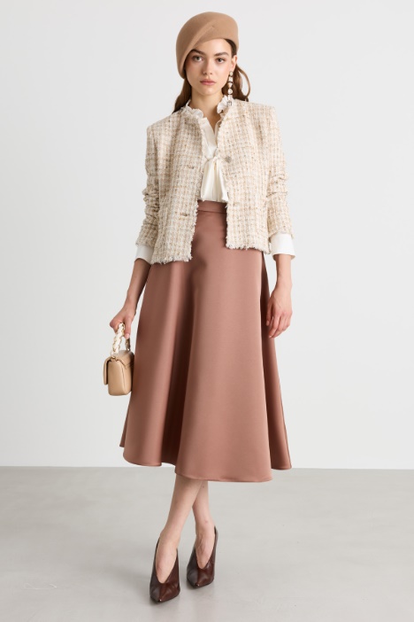 Flared duchesse skirt - Intrend