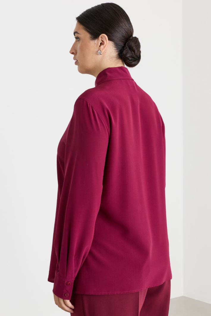 Camicia con spacchi - BORDEAUX - Intrend - 4