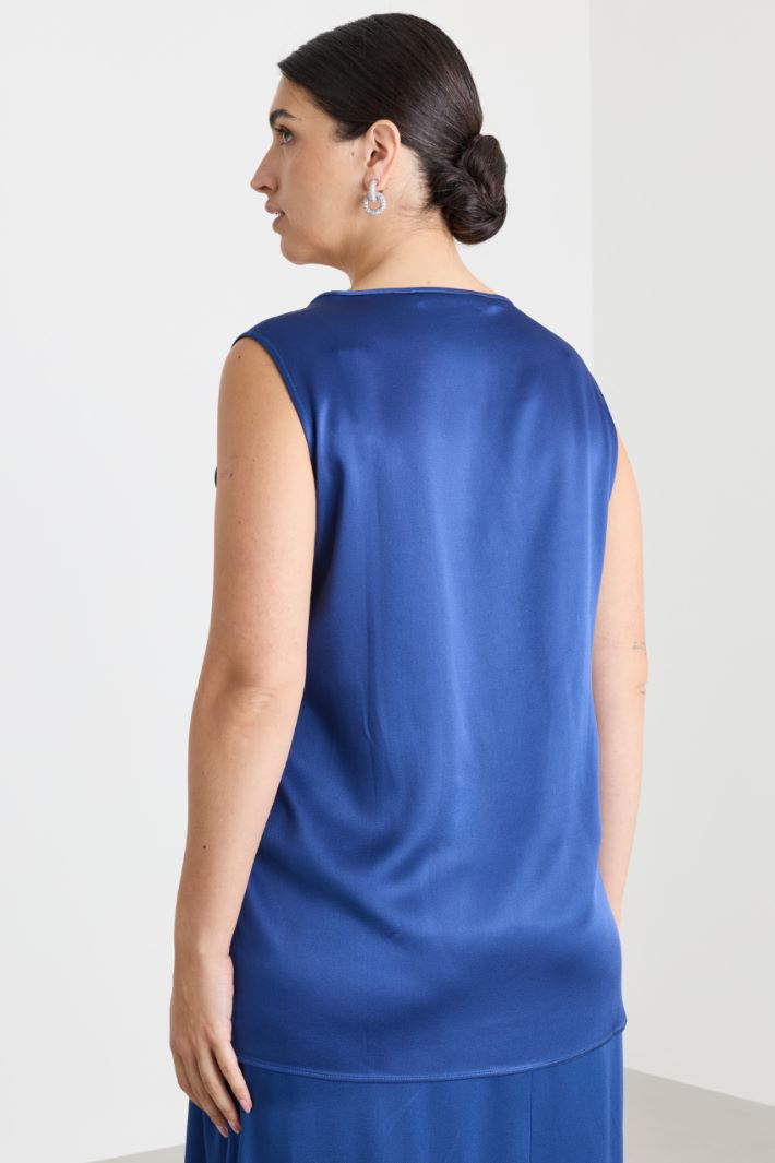 Top in raso opaco - VIOLA - Intrend - 4