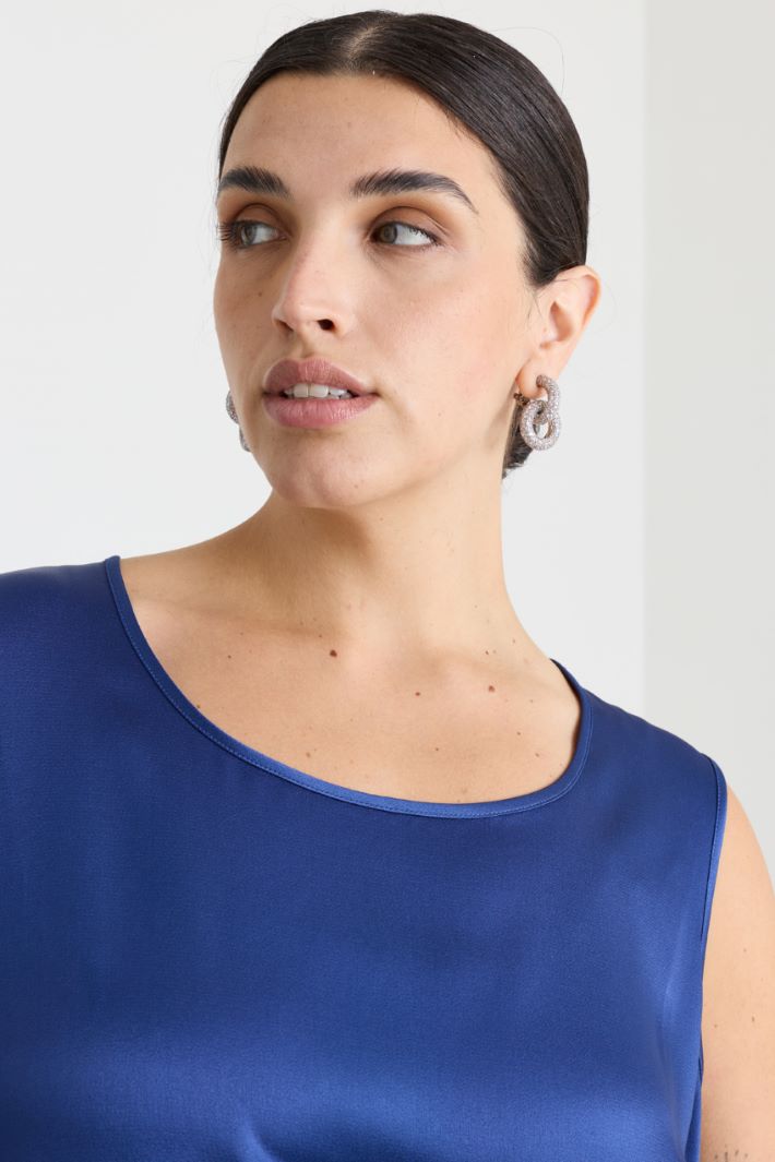 Top in raso opaco - VIOLA - Intrend - 3