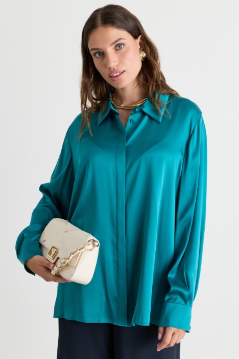 Satin Blouse - Intrend