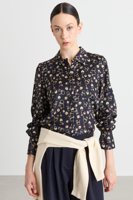 Camicia in tessuto stampato - Intrend