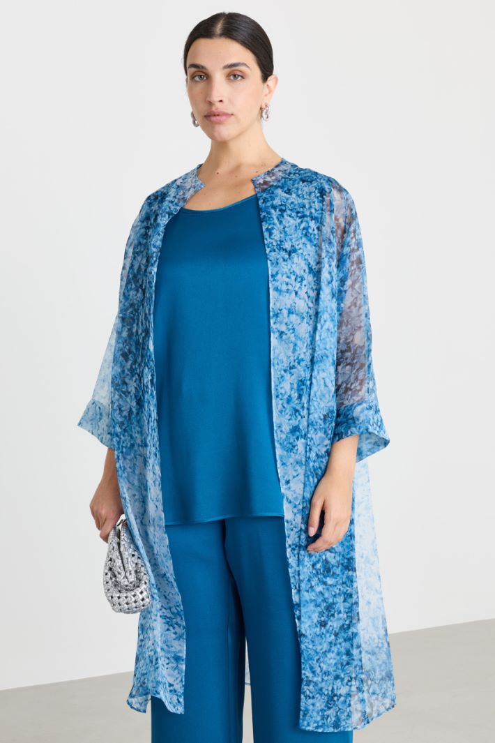 Cache-poussière en organza - BLEU CLAIR - Intrend - 2