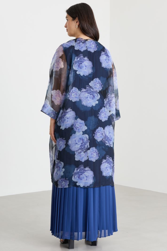 Cache-poussière en organza - BLEU - Intrend - 4