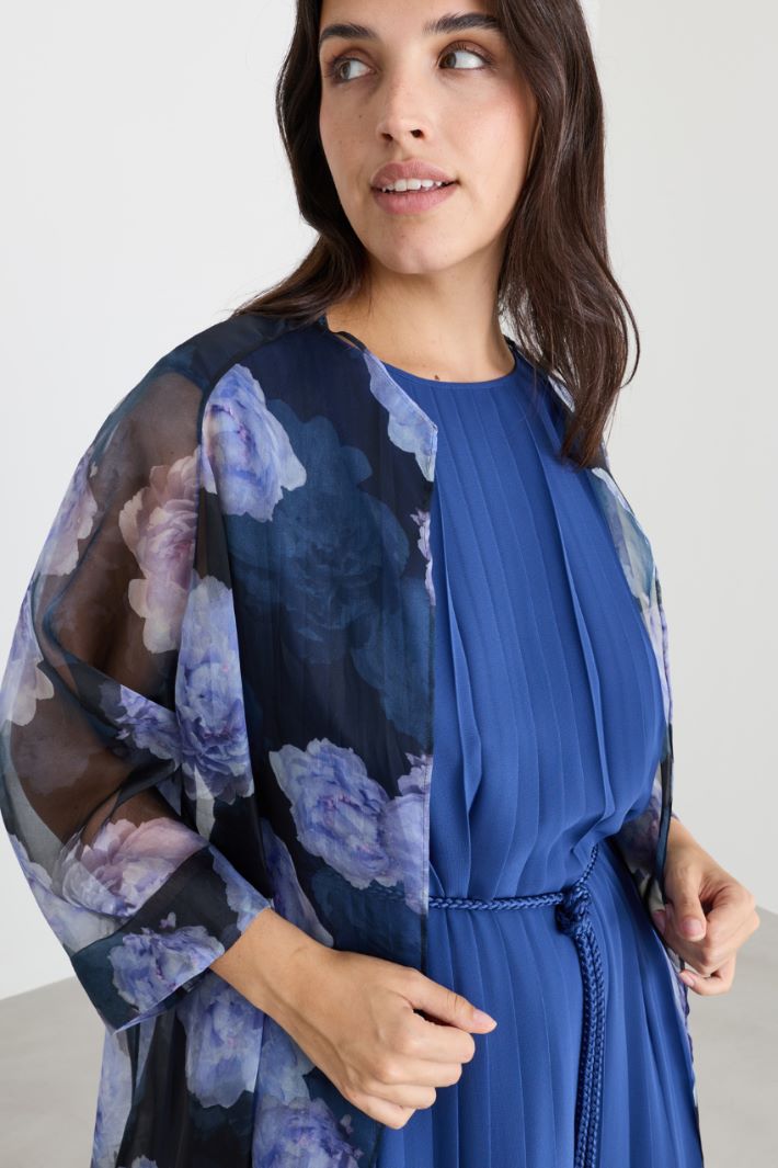 Cache-poussière en organza - BLEU - Intrend - 3