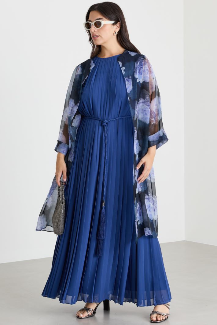 Cache-poussière en organza - BLEU - Intrend