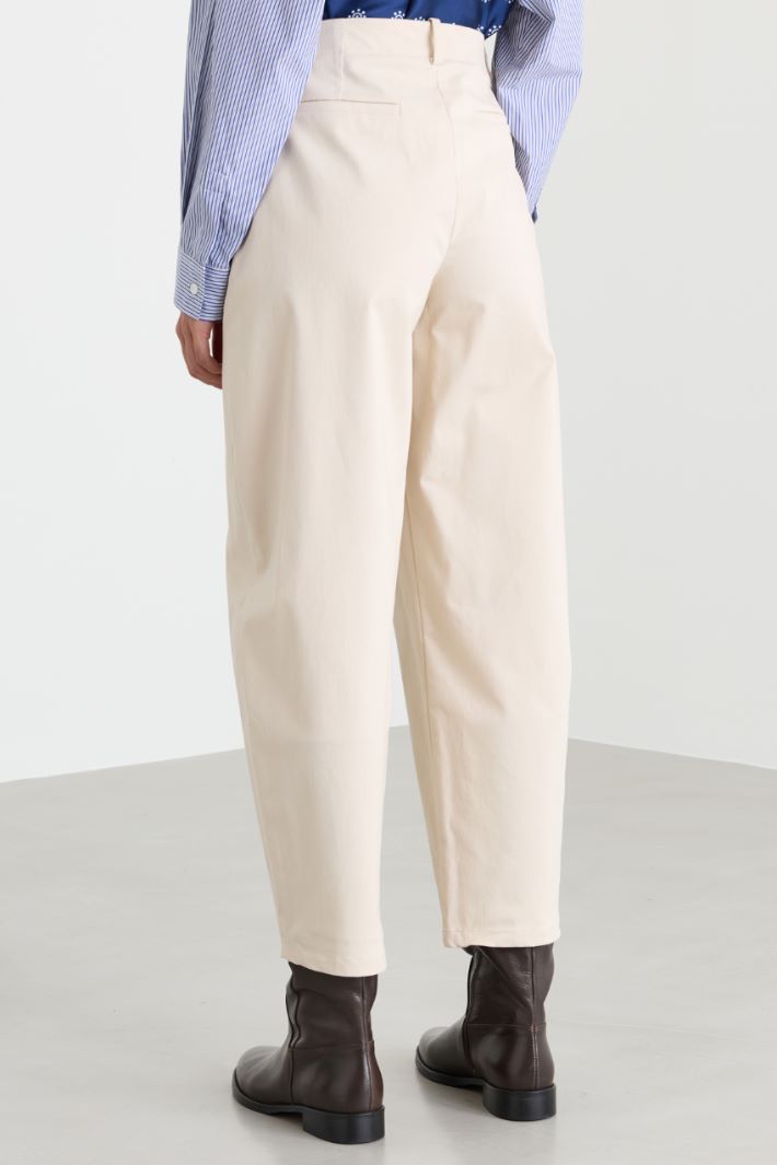 Pantalone barrel - AVORIO - Intrend - 4