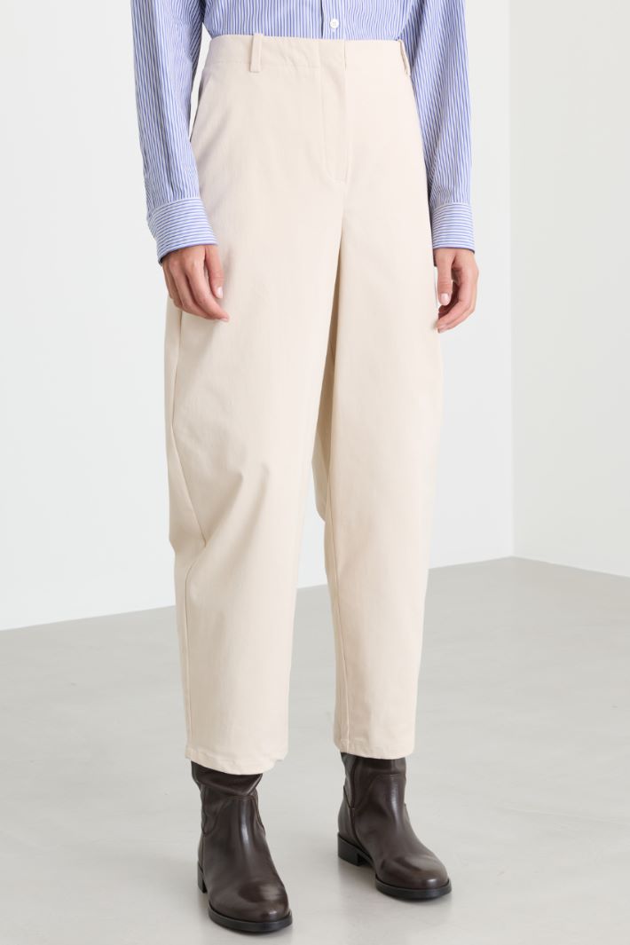 Pantalone barrel - AVORIO - Intrend - 2