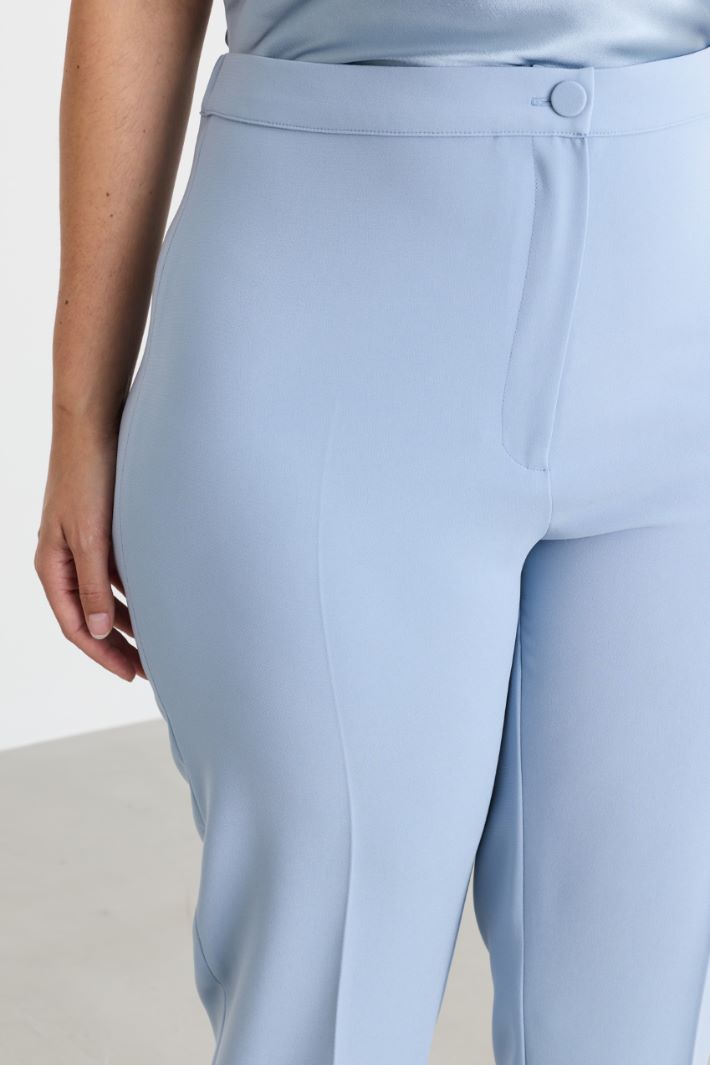 Cady cigarette trousers - LIGHT BLUE - Intrend - 3