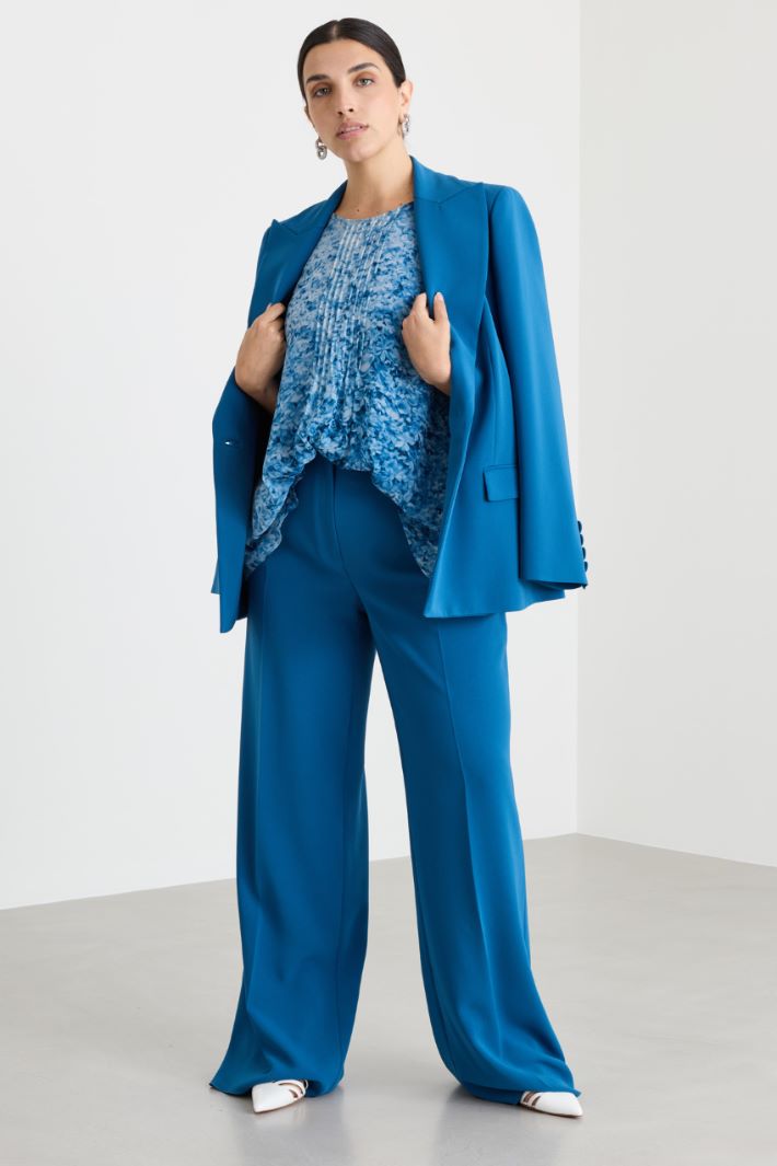 Cady cigarette trousers - BLUE - Intrend